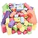 Dragon Too Foam Blocks and Stacking Blocks -Non Toxic- 150 Pcs Creative and Educational- with Reusable Zippered Bag