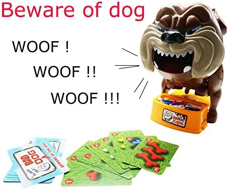 SingyepFunny Trick Toys Beware of the Dog Interactive Table Toys Game for Adult Kids Risk Game Don't Take dog's Bones Game Party Game