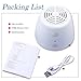 TEC.BEAN USB Portable Ionic Air Purifier, Ozone Freshener Remove Cigarette Smoke, Odor Smell, Bacteria, Mini Air Cleaner for for Small Bedroom, Pets Room, Refrigerator, Car, Traveling
