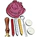 FQL Phoenix Vintage Rosewood Wax Seal Stamp Set With Gold Red Silver Sticks