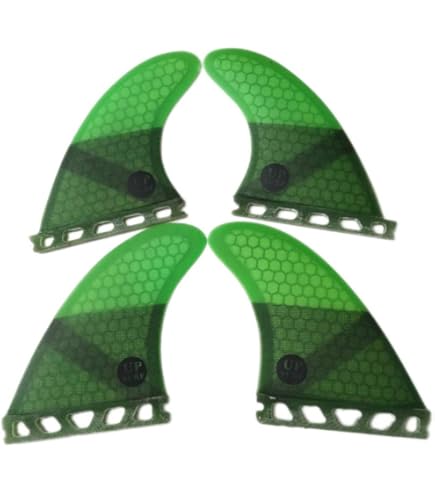 Amazon.com : Futures Fins F8 Alpha 5-Fin Set Carbon-Olive L