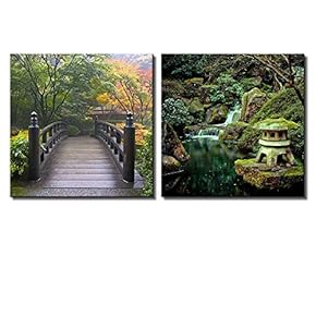 Two Piece Bridge Surrounded by Trees on a...