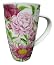 DUNOON Henley Becher Wayside – 600 Ml, Fine Bone China, Mit Blumen-Design