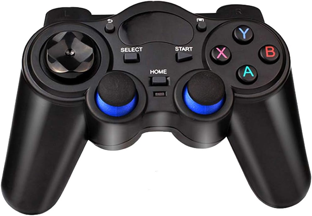 EIFFTER USB Wireless Gaming Controller Gamepad for PC/Laptop Computer(Windows XP/7/8/10) & PS3 & Android & Steam (Black1): Computers & Accessories