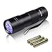Black Light UV Light Flashlight: Vansky 395nm 12 LED Ultraviolet Blacklight Flashlight Mini Pet Urine Detector for Dog/Cat, Dry Stains, Spot Scorpions, Resin Curing