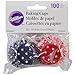 Wilton Baking Cups, Mini, 100/Pack, Patriotic