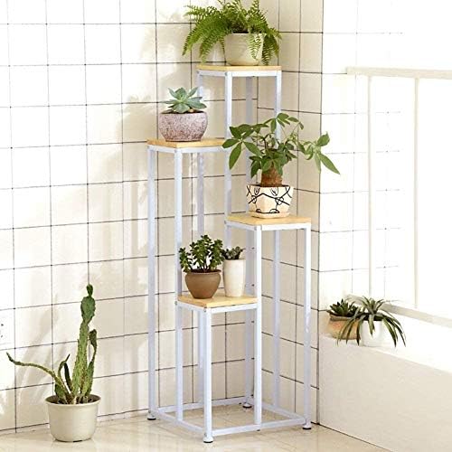 鉢植え スタンド 植物棚 当店限定販売 園芸ラック 植木鉢スタンド プランタースタンドおしゃれ花台 Black Color 花フラワーポットは植物が花 フラワーポットの表示が盆栽フレーム床に立っアイアンアートバルコニーラダースクエアマルチティアシェルフをラックスタンド