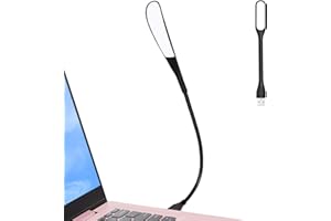 Boodgood Dimmable USB Light for Laptop, Mini USB Keyboard Light, Flexible USB Lamp for Notebook Computer (3-Class Adjustable 