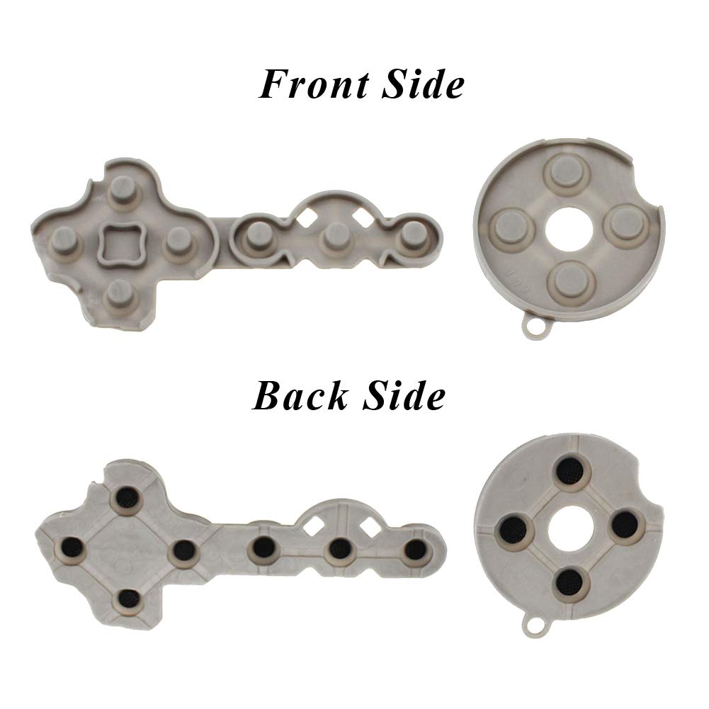 Onyehn 4 Sets Silicone Conductive Rubber Pads Button D-Pad for Xbox 360 Controller Buttons Repair Replacement Part