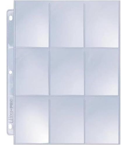 Amazon.com: 36 Pack 9 Pocket Page Protectors, Sooez Trading Card Sleeves  for 3 Ring Binder, Baseball Cards Holder, Protective Pages Sheets for  Binders Album, Fit for Collectible Games, Sports Cards : Toys & Games