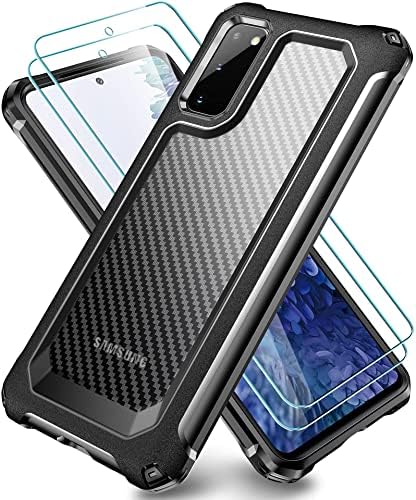 MAKINGTEC Compatible with Samsung Galaxy S20 FE Case, Carbon Fiber