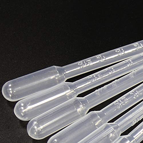 ULAB Scientific LDPE Transfer Pipette, Essential Oils Pipettes Vol. 7ml, 3ml Graduated, 0.5ml Graduation Interval, 155mm Long, Low-Density Polyethylene Material, Pack of 200, UTP1003 - Thumbnail 3