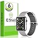 IQShield Screen Protector Compatible with Apple Watch 42mm (Series 1, Series 2)(6-Pack)(Updated Version)(Full Coverage) LiquidSkin Anti-Bubble Clear TPU Film