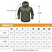 FREE SOLDIER Men's Softshell Hiking Jacket Waterproof Hooded Tactical Hunting Jacket (True Black M)