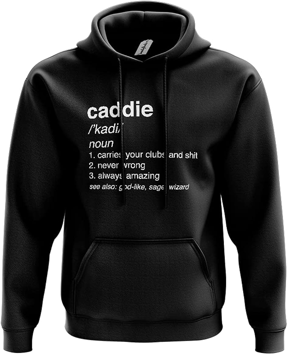 Definition of Caddie Hoodie Funny Golf Quote Novelty Father's Day