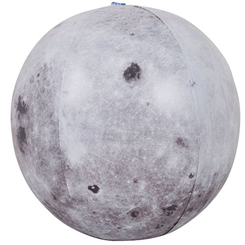 Jet Creations 12 x 12 x 12 A New 3D Moon Ball Inflates Balls Fun Summer Gift for Children or Adults Earth Natural Satellite Model Suitable for Science Teaching