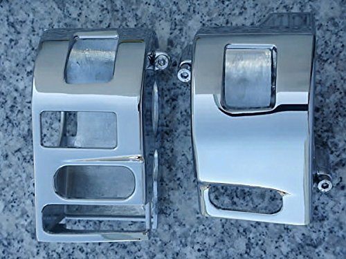 i5 Chrome Switch Housing Covers for Yamaha V-Star 1100 Custom 1999-2009.