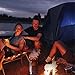 Portable Camping Stove, Kekilo Backpacking Stove 3 in 1 Wood Burning Stove Kit Lightweight Double Wall Stainless Steel Wood Stove Camping with Mesh Bag for Camping BBQ Picnic Hiking