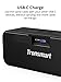 Bluetooth Speakers, Tronsmart T2 Plus 20W Outdoor Waterproof Speakers Bluetooth 5.0, IPX7 Portable Wireless Speakers, 24-Hour Playtime, TWS, Built-in Mic, Speaker for Home, Outdoors, Travel
