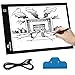 MISERWE A4 Light Table 4.0mm Ultra-Thin USB Powered Portable LED Light Box Artcraft Tracing pad for Sketching Artists Drawing Animation Stencilling X-rayViewing