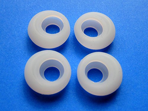 NICKSTON 4w-White Ear Gels Ear Buds Compatible with Motorola Headsets H12 H15 Hk100 Hk200 Hk201 Hk202 Hk210 H681 H685 H690 H695 H780 H790 Hz700