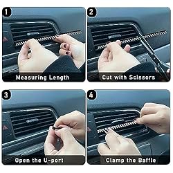 Kewucn 20 PCS Car Air Conditioner Vent Decorative