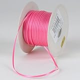 Hot Pink Satin Ribbon 1/8 inch 100 Yards