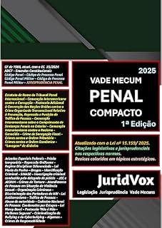 Livro VADE MECUM PENAL COMPACTO: Com referências legislativas e jurisprudenciais em cores. (Legislação, Jurisprudência e Vade Mecuns Livro 2)