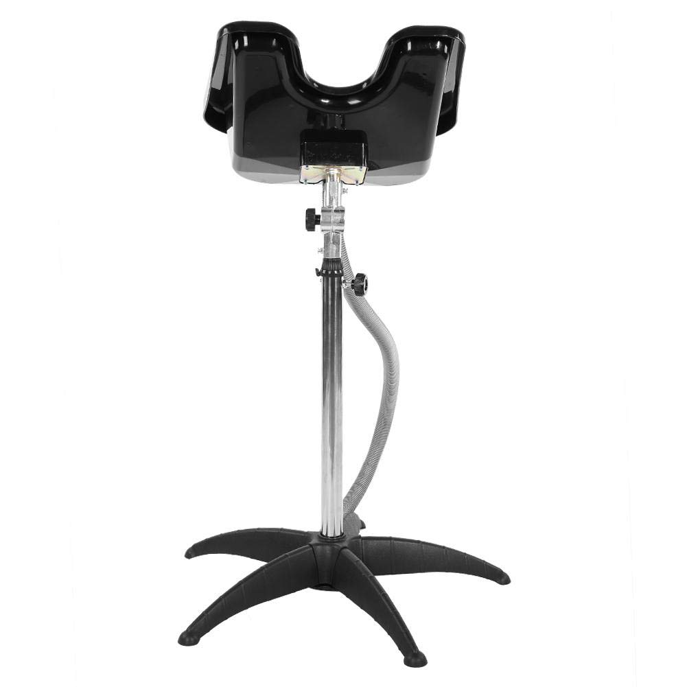 Adjustable Height Hair Basin, Barber Salon Bowl Plastic Shampoo Hair Treatment Bowl, Lifting Rotating Beauty Salon Hairdressing Salon Shampoo Sink with Drain: Beauty