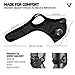 Reusable Dust Mask with Extra Activated Carbon N99 Filters for Protection Running Training Pollen Allergy Woodworking Mowing Outdoors Painting Construction Lab & Sports mask Black- VALO