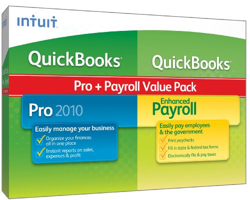 QuickBooks Pro w/Enhanced Payroll 1-3 Employees 2010