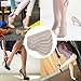 6PCS Leather Heel Grips Liner,High Heel Pads,Cushion Inserts,Anti Slip Foot Insoles Pads for men women