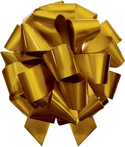 MasterBow IncrediBow Jumbo Flat Pull Bow, 20-Inch, Gold Metallic