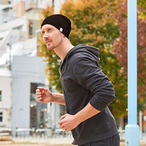 CHARM Sports Beanie Lightweight Mens - Light Weight Moisture Wicking Womens Fitness Running Cycling Gym Active Wear Casualbox Khaki - Thumbnail 6