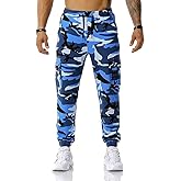 AGCOAH Men's Camouflage Sweat Trailcrest Pants Tactical Apparel Cargo Pant Sports Style