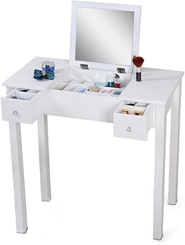 small mirrored dressing table