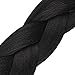 RAYIIS 6 Packs Braiding Hair Kanekalon Synthetic Braiding Hair Extensions 24 inches (6 Packs, Black 1B)