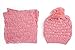 MINAKOLIFE Womens Winter Knitted Scarf and Hat Set Thicken Skullcaps Black