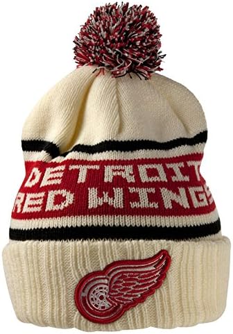 Detroit Red Wings - Logo Pillow Line Adult Pom Pom Knit Hat