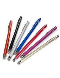 BoxWave evertouch Slimline capacitiva Stylus para iPad   Apple iPad visualización táctil Stylus w barril más delgada y Finer punto punta Ultra Durable fibermesh tela (Champagne Oro)