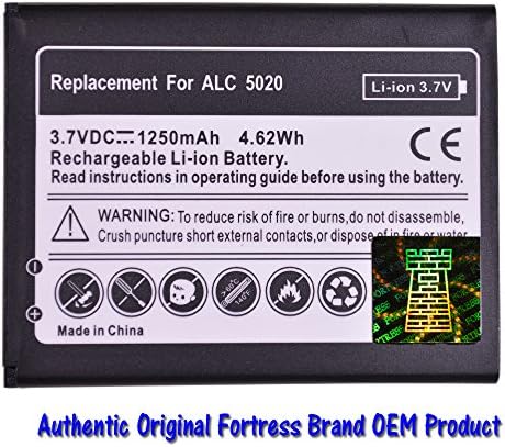 Replacement Battery for Alcatel One Touch Evolve 5020t 5020 Evolve 2 4037 Evolve2 (By Fortress Band) (Battery)