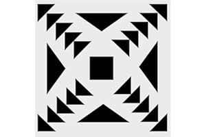 LYMSSESS Wall Stencils for Painting Large Pattern 12" x 12", Reusable Large Floor Stencils, Simple Tile Stencils for Decor (NS19)