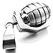INBLUE Men's Stainless Steel Pendant Necklace Silver Tone Grenade -With 23 Inch Chain