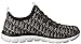 Skechers Sport Women's Flex Appeal 2.0 Insight Sneaker, Black/White, 7.5 M US