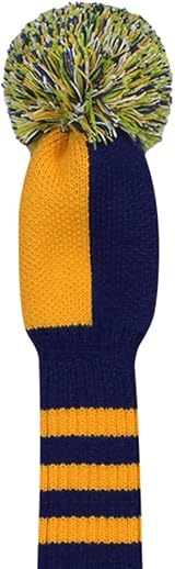 Scott Edward Knit Woods Golf Head Covers Set of 4 Orange Striped 460CC view 6