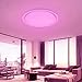 OOWOLF 25W Dimmable LED Ceiling Light, Upgraded Modern 15.7in RGB Close to Ceiling Lamp Fixture with Remote for Bedroom,Living Room,Kitchen,Dining Room
