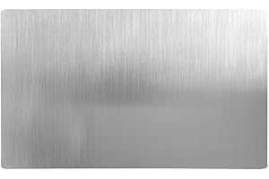 HUBERT Food Display Tile Steam Table Well Covers Full Size Satin Stainless Steel - 21" L x 12 3/4" W x 7/10" H