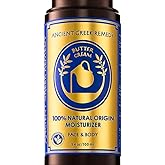 Ancient Greek Remedy Organic Face Moisturizer for Dry Skin - Anti Aging Face & Body Butter Cream - Almond, Jojoba, Olive, Rosehip, Vitamin E, Lavender Oil. Natural Lotion for Women & Men 3.4 oz