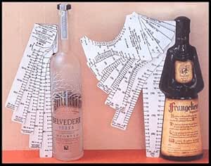 amazon com shot glance liquor inventory rulers home kitchen