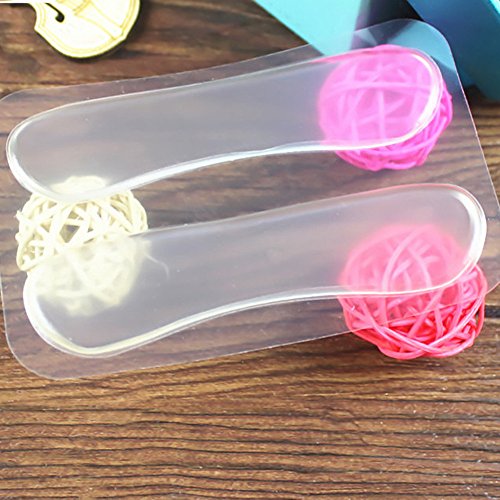 image for ABASSKY 3 Pairs Classical Silicone Cushion Gel Heel Foot Care Shoe Ins